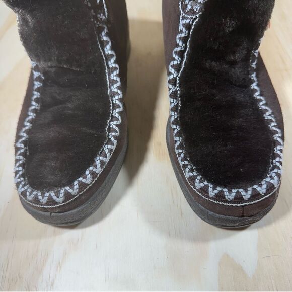 Snowland Vegan Faux Fur Snow Boots Women’s Size 5 - Picture 4 of 8